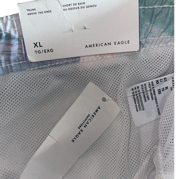 American Eagle Swim Trunks Men's XL Short Beach Vacation Surf Shorts Pool Cruise - Picture 5 of 6